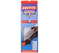 Loctite Hot Melt Glue Gun Sticks, Glue Stick Refills for Hot Glue Gun with High-Transparency Drying, Glue Gun Sticks for DIY, Crafting, Decorating & Repairs, 1x6 Sticks