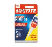 Loctite Precision Glue 7.5g (5g + 50% Free, 4 Pack) - Fast-Acting Clear Multipurpose Adhesive with Long Nozzle for DIY Repairs