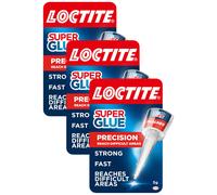 Loctite Precision, Strong All Purpose Liquid Adhesive for Accurate Repairs, Instant Super Glue for Various Materials, Clear Glue, 5g (Pack of 3)