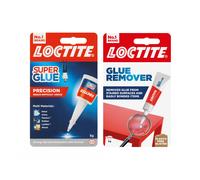 Loctite Precision Super Glue & Glue Remover Bundle - 5g Adhesive + Easy Clean Remover