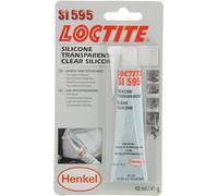 Loctite SI 595 - Transparent silicone for mechanical or industrial seals, UV and weather resistant silicone, tube 40 ml