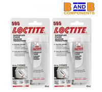 Loctite SI595 Superflex Clear Silikon Transparent Silicone Sealant x 2 41g A1885