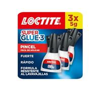 Loctite 2784726 Super Glue-3 Brush, Transparent