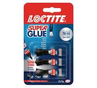 Loctite 1623820 Super Glue Mini Trio Tube 3 x 1g
