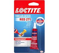 Loctite Threadlocker Red 271 - Permanent Thread Lock Glue for Nuts, Bolts, & Fasteners, High Strength Screw Glue to Prevent Loosening & Corrosion - 6 ml, 12 Pack