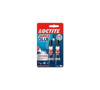 Loctite Universal, Strong All Purpose Adhesive for High-Quality Repairs, Clear Glue for Various Materials, Easy to Use Instant Super Glue, 2 x 3g