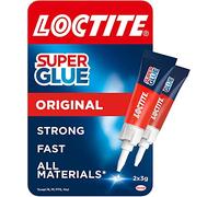 Loctite Universal, Strong All Purpose Super Glue for Repairs, Clear Glue Liquid for Various Materials, Easy to Use Instant Super Glue, 2 x 3g