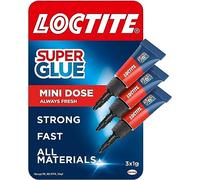 Loctite 1623820 Super Glue Mini Trio Tube 3 x 1g