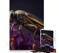 Locust Pink Flower Puzzle for Teenagers 1000 Pieces Sharp Brain Decompress Family Bond Birthday Idea (38x52cm)