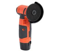 Locwanot Angle Grinder, 12V 19500RPM Cordless, 2 x 2000mAh Battery, Charger & 2 Discs, Electric Hand Grinder for Metal Wood UK Fast Delivery