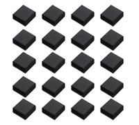LOCZUK 20 Pcs Silicone USB Male Plug Dust Protector Caps for U Disk, Data Line Protector Cover, Easy to Pull, Extends Service Life, Compatible with Cameras and Card Readers, Black