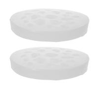 LOCZUK 2pcs Silicone Pebble Resin Casting Molds with Irregular Rock Shape, Reusable and Non-deforming for DIY Crafts, Home Decor, Soap, Fondant, and Candy Making