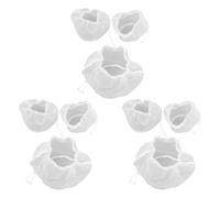 LOCZUK 9pcs Reusable Nut Milk Bag, Fine Mesh Bowl Shape Strainer