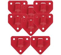 LOCZUK Fire Extinguisher Hook Bracket 8Pcs Wall Mounted Heavy Duty Holder Suitable for Home Cabinet and Office