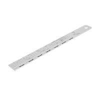 LOCZUK Paint Mixing Ruler Reduces Hand Fatigue for Accurate Paint Mixing Ratios Stainless Steel with Measuring Scale Sturdy Metal Stir Stick for Pigments in Automotive Touchups