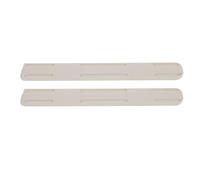 LOCZUK Self Adhesive Drawer Guide Slides for Wardrobes and Dressing Tables, Sturdy Sliding Rail Strips for Cabinets and Storage Boxes, White DIY Drawer Track