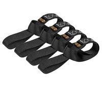 LODD - 4 soft lashing buckles 38 mm x 35 cm - High strength polyester (3500 kg) and reinforced seams - Versatile lashing straps for motorcycles, ATVs, boats, bikes and trailers - Prevents scratches