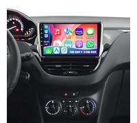 Loddery 4G+64G Car Stereo for Peugeot 208/2008 2012-2018 with Apple Carplay Android Auto Sat Nav,Android 14 Stereo Upgrade with 10 Inch Touch Screen,Bluetooth WIFI HIFI FM/RDS+Backup Camera