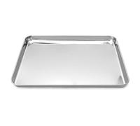 LODDEYEE Stainless Steel Surgical Tray, Flat Bottom Tray, for Medical Instruments, Tattoo, Surgical Supplies, 15 3/4 x 11-13/16 x 1 inch, 4 Pack(1 Pack,15-3/4"x11-13/16 x1)