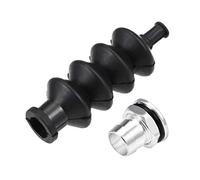 LODDEYEE Waterproof Push Rod Rubber Seals, with Aluminum Mount, L50mm for RC Boat 2 Sets