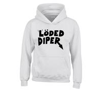 LODED DIPER Kids Unisex Hoodie World Book Day 2024 kids Winters unisex kids adult Hooded(White, 12 Years)