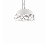 Lodes Kelly Dome Pendant Matt White Small