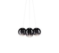Lodes Random Cloud 7 Chandelier Ø28 3000K Glossy Smoke/Glass
