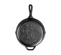 Lodge 10.25" Cast Iron Skillet, 2020 Made in America Series, Rosie the Riveter, Black