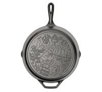 Lodge 12 Inch Cast Iron Skillet - Pre-Seasoned Frying Pan with Teardrop Handle - Oven, Stovetop, Grill & Campfire Use - Made in USA - Non-Toxic, Even-Heating Cookware - Washington, D.C.