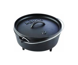 Lodge 25.4 cm / 3.79 litre / 4 quart Pre-Seasoned Cast Iron Outdoor/Camp Dutch Oven