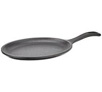 Lodge 25.4 x 19.05 cm / 10 x 7.5 inch Pre-Seasoned Cast Iron Oval Serving Griddle,LOS3