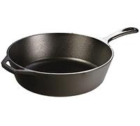 Lodge L10DSK3 12" Diameter Deep Skillet 5 Quart PreSeasoned Pan Oven