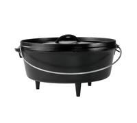 Lodge 30.48 cm / 5.68 litre / 6 quart Pre-Seasoned Cast Iron Outdoor/Camp Dutch Oven