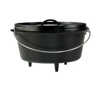 Lodge 30.48 cm / 7.57 litre / 8 quart Pre-Seasoned Cast Iron Outdoor/Camp Deep Dutch Oven