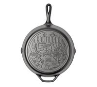 Lodge 30.5cm Cast Iron Skillet - Pre-Seasoned Skillet with Teardrop Handle - Oven, Hob, Grill and Campfire Use - Made in the USA - Non-Toxic, Evenly Heating