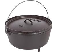 Lodge 35.65 cm / 9.46 litre / 10 quart Pre-Seasoned Cast Iron Outdoor / Camp Deep Dutch Oven
