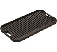 Lodge Cast Iron Griddle Logic Pro LPG13 – 20 x 10 in Pre-Seasoned Reversible – Black