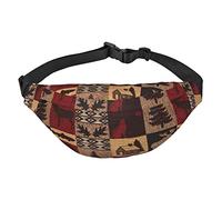 Lodge Bear Deer Fish Fanny Pack for Men Women Belt Bag Adjustable Waist Pack for Travel Walking Running Bum Bags