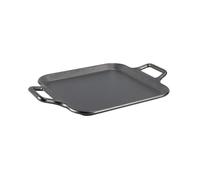 Lodge Bold 12 Inch Seasoned Cast Iron Square Griddle with Loop Handles, Design-Forward Cookware