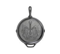 Lodge Cast Iron 12 Inch Skillet with Dolly Logo