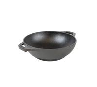 LODGE Cast Iron Wok, Black, 9-Inch, 29.06 x 23.34 x 7.47 cm