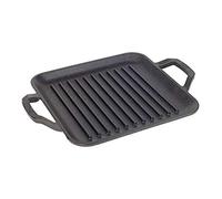 Lodge Chef Collection - 11 Inch Cast Iron Chef Style Square Grill Pan