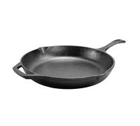 Lodge Chef Collection 13.25 In Pre-Seasoned Cast Iron Skillet, Perfect Sear | Extra-Large Cooking Surface for Family Meals, Naturally Non-Stick, Use on Stove, in Oven, on Grill or Fire