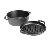 Lodge Chef Collection 6qt Double Dutch Oven