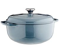 Lodge EC6D34 Enameled Dutch Oven, 6 Qt, Storm Blue