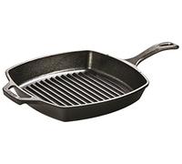 Lodge Grill Pan Square Cast Iron 10.5 in, 1 EA