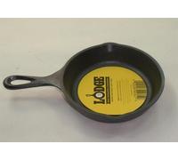 Lodge 12.7 cm / 5 inch Heat-Treated Pre-Seasoned Cast Iron Mini Round Skillet/Frying Pan, H5MS,Black