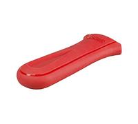 Lodge Hot Deluxe Silicone Handle Holder, One Size, Red | Dishwasher Safe Deluxe Silicone Handle Holder for Lodge Cast Iron Skillets 9 Inches or Larger, Up to 550°F