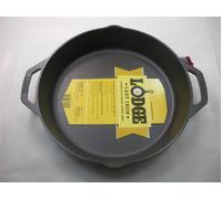 Lodge Pre-Seasoned Cast Iron Indoor and Outdoor Use. Induction Oven, Grill and Metal Utensil Safe Skillet Frying Pan with Dual Handles. Made in The USA. 30.4 cm/12 inch, Black, 12-Inch