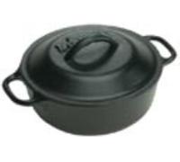 Lodge L2SP3 Cast Iron Preseasoned cast iron 2 Quart Serving Pot With Cover